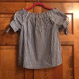 Jcrew off the shoulder top